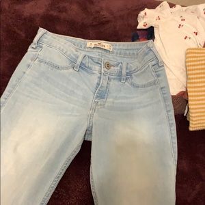 Hollister light-washed non-ripped jeans